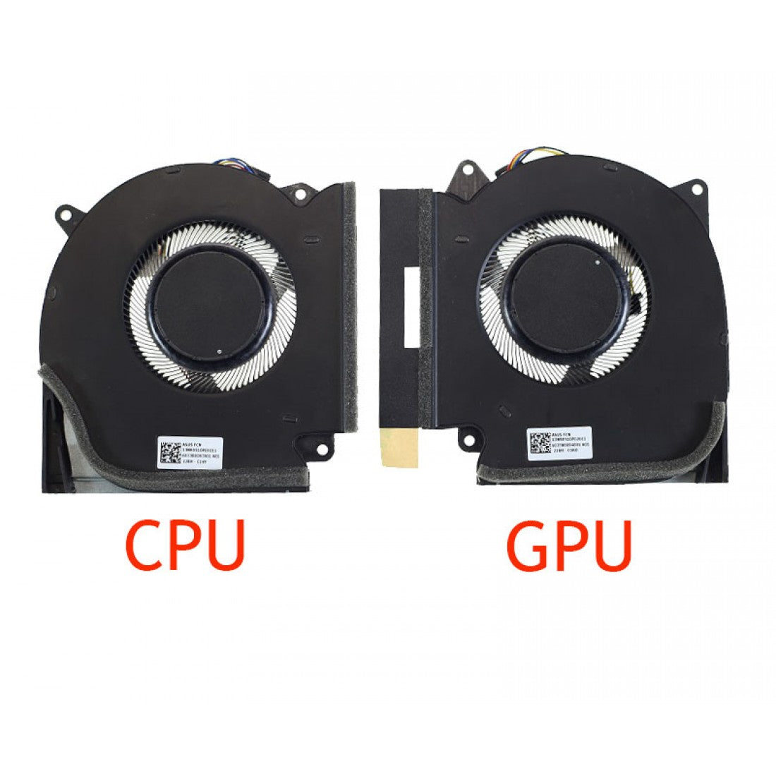 Set 2 coolere procesor laptop Asus ROG Strix G15 G512IC DFS5K221153715 FNAC 6033B0093901 13NR0510P01011 DFS5K223052835 FNAD 6033B0094001 13NR0510P02011 5V 0.5A