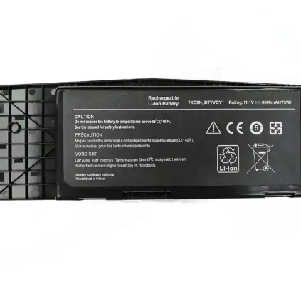 Baterie laptop Dell Alienware M17x R3 R4 CN-07XC9N 318-0397 451-11817 BTYVOY1 7XC9N C0C5M 5WP5W, 9 celule, 6600mAh, 11.1V, Li-Ion