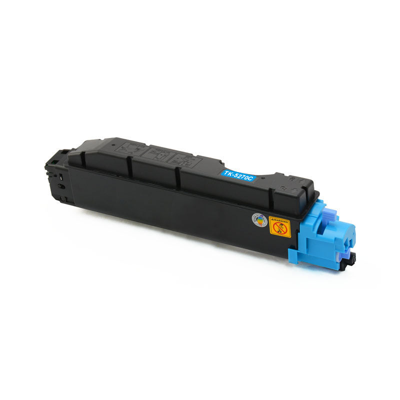 Toner compatibil Kyocera TK-5270C pentru Kyocera Mita ECOSYS P 6230, Kyocera Mita ECOSYS M 6230 și Kyocera Mita ECOSYS M 6630, Cyan, 6.000 pagini