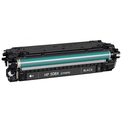 Toner compatibil HP 508X CF360X pentru HP Color LJ Enterprise M552dn, HP Color LJ Enterprise M553dn și HP Color LJ Enterprise M553n, Negru, 14.500 pagini