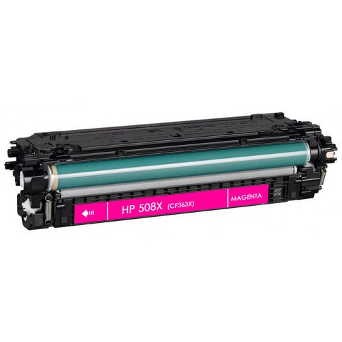 Toner compatibil HP 508X CF363X pentru HP Color LJ Enterprise M552dn, HP Color LJ Enterprise M553dn și HP Color LJ Enterprise M553n, Magenta, 9.500 pagini