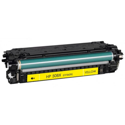 Toner compatibil HP 508X CF362X pentru HP Color LJ Enterprise M552dn, HP Color LJ Enterprise M553dn și HP Color LJ Enterprise M553n, Galben, 9.500 pagini