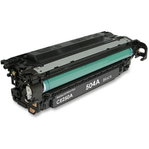 Toner compatibil HP 504A CE250A, Negru, 5000 pagini