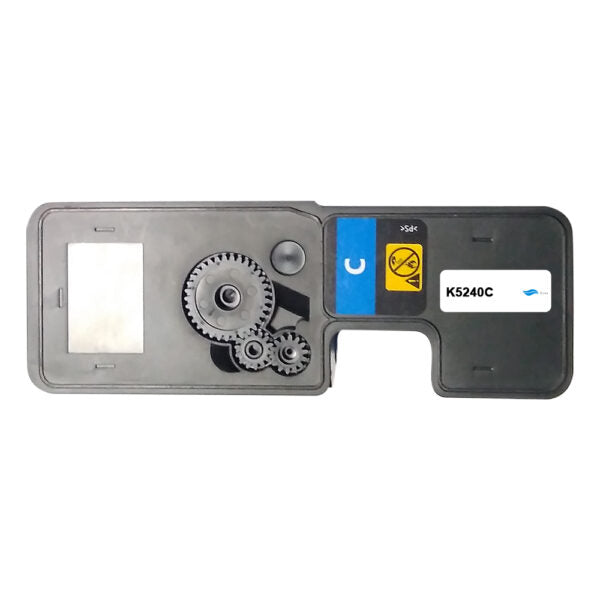 Toner compatibil Kyocera TK-5240C pentru Kyocera Mita ECOSYS M 5526 cdw, Kyocera Mita ECOSYS M 5526 cdn și Kyocera Mita ECOSYS P 5026 cdw, Cyan, 3.000 pagini