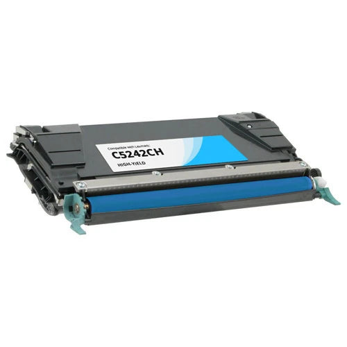 Toner compatibil Lexmark C5240 / 5242 C, Cyan, 5000 pagini
