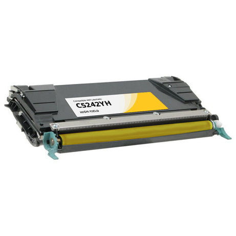 Toner compatibil Lexmark C5240 / 5242 Y, Galben, 5000 pagini