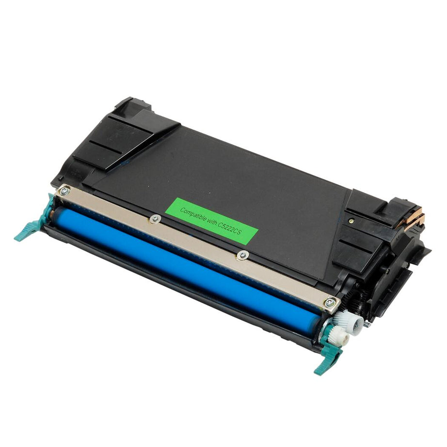 Toner compatibil Lexmark C5220 C, Cyan, 3000 pagini