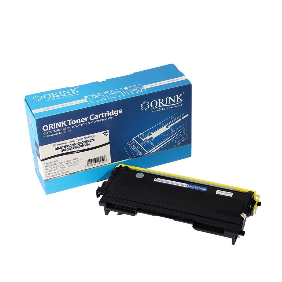 Toner compatibil Brother, Xerox TN350, TN2000, TN2005, TN2025, Negru, 2500 pagini