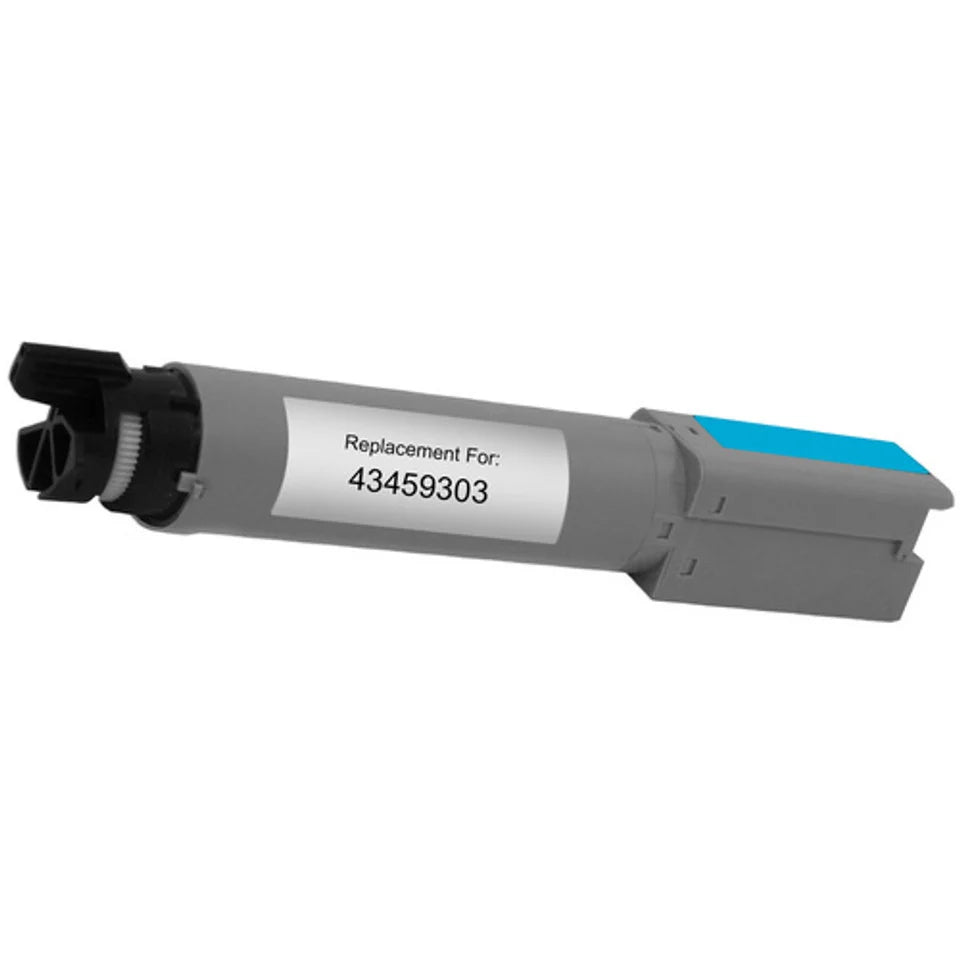 Toner compatibil OKI 43459303, Cyan, 2000 pagini