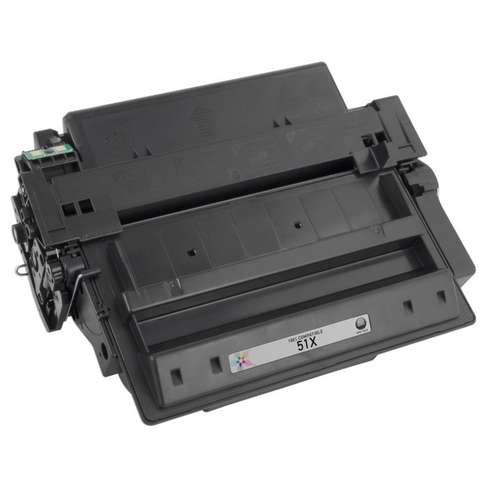 Toner compatibil HP 51X Q7551X, Negru, 13000 pagini
