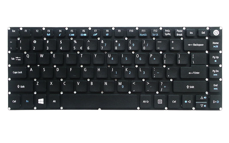 Tastatura laptop pentru Acer Aspire A114-31 A314-31 ES1-332 E5-476 E5-476G, US International, fără iluminare, fără NumPad