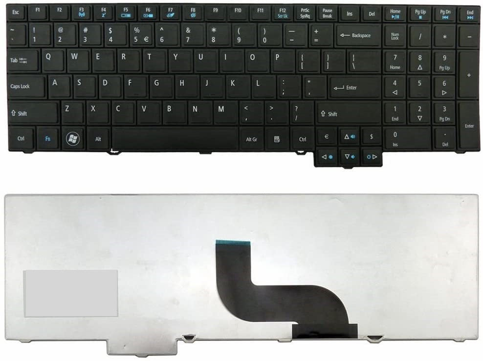 Tastatura laptop pentru Acer TravelMate 5760 7750 model US, US International, fără iluminare, fără NumPad