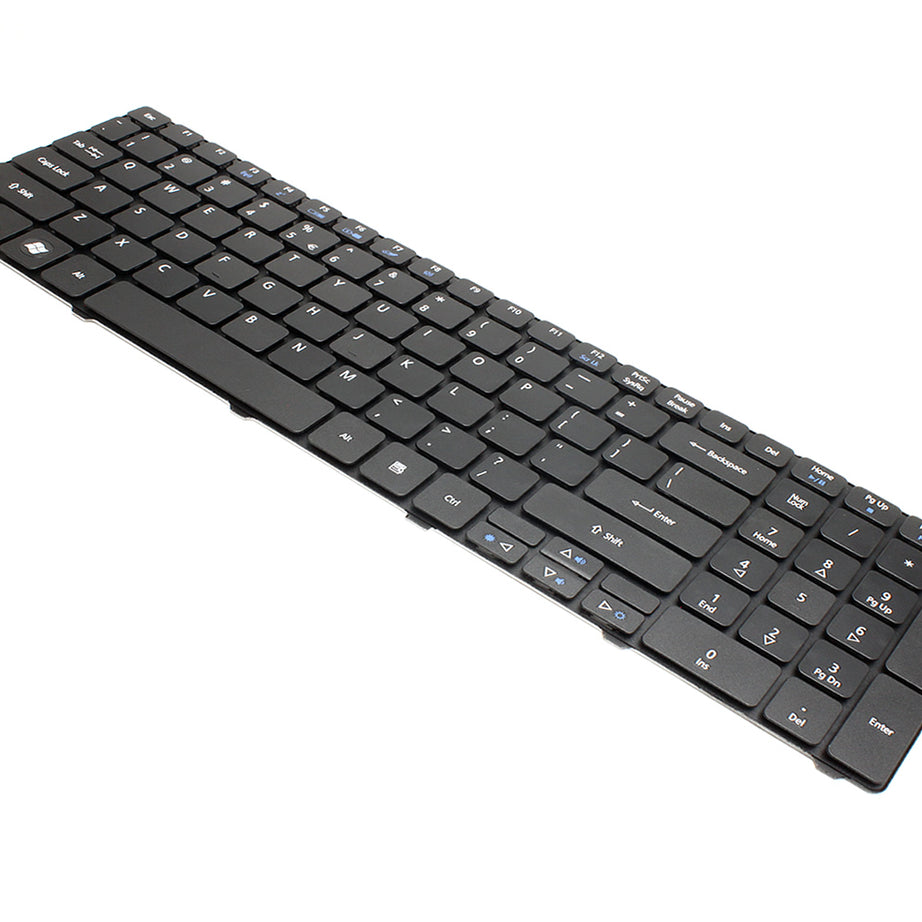 Tastatura laptop pentru Acer Aspire 5810 5810T 5810TG 5810TZ 5741G 5742G 5745 5750G 5349 5733 5733Z 5749 5749Z, US International, fără iluminare, cu NumPad