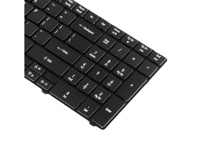 Tastatura laptop pentru Acer Aspire 5810 5810T 5810TG 5810TZ 5741G 5742G 5745 5750G 5349 5733 5733Z 5749 5749Z, US International, fără iluminare, cu NumPad