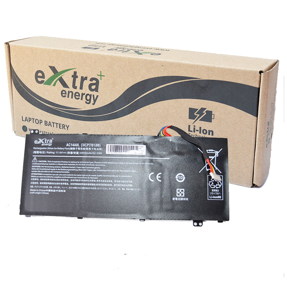 Baterie laptop Acer Aspire Nitro V15 VN7 AC14A8L AC15B7L VN7-571G VN7-572G VN7-591G, 3 celule, 3800mAh, 11.4V, Li-Polymer