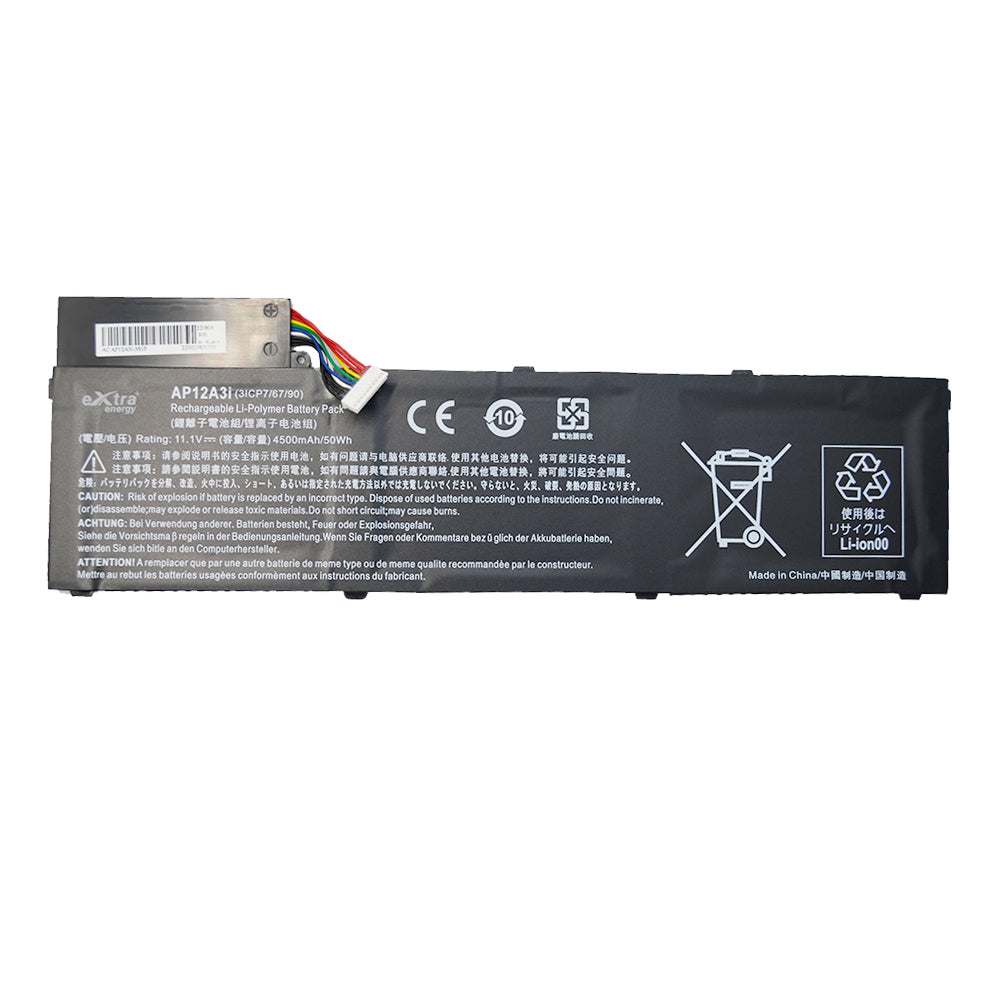 Baterie laptop Acer Aspire Timeline Ultra M3 M3-581TG M5 M5-481TG M5-581TG TravelMate P648 P658 AP12A3i, 3 celule, 4500mAh, 11.1V, Li-Ion