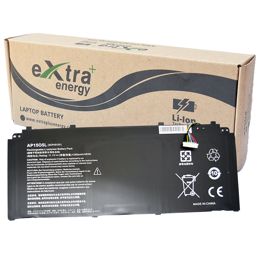 Baterie laptop Acer Aspire S 13 S5-371 S5-371T Swift 1 SF114-32 Swift 5 SF514-51 Chromebook R 13 AP15O3K AP15O5L, 3 celule, 4350mAh, 11.1V, Li-Ion