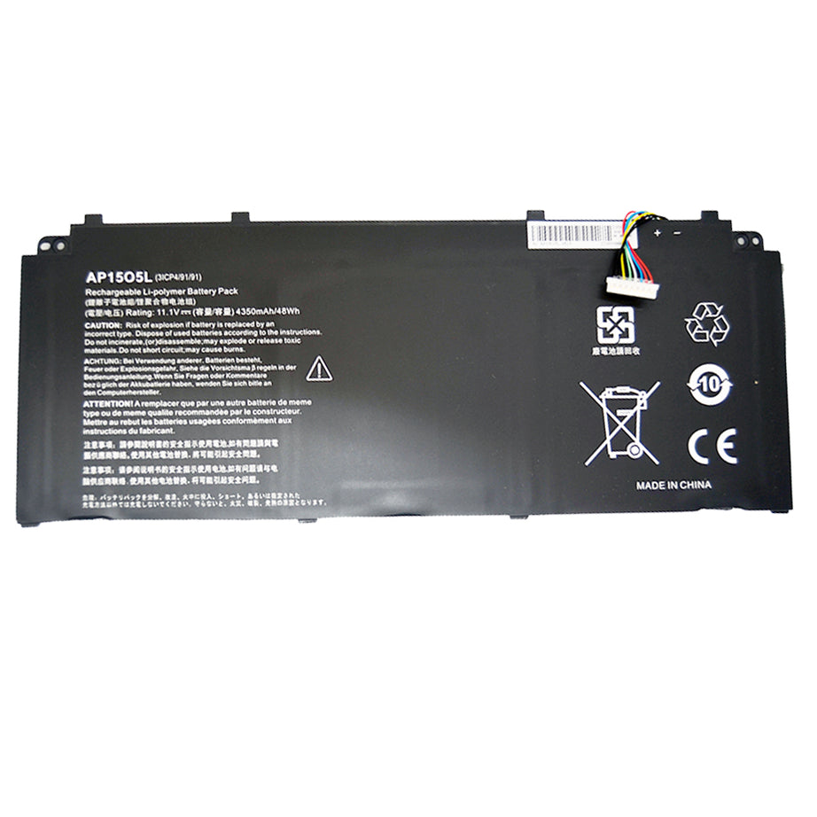 Baterie laptop Acer Aspire S 13 S5-371 S5-371T Swift 1 SF114-32 Swift 5 SF514-51 Chromebook R 13 AP15O3K AP15O5L, 3 celule, 4350mAh, 11.1V, Li-Ion