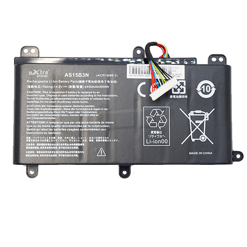 Baterie laptop Acer Predator 15 G9-591 G9-591G G9-592 G9-592G G9-593 17 G9-791 G9-791G G9-792 G9-792G GX-792 21X GX21-71 AS15B3N, 6 celule, 4400mAh, 14.8V, Li-Ion