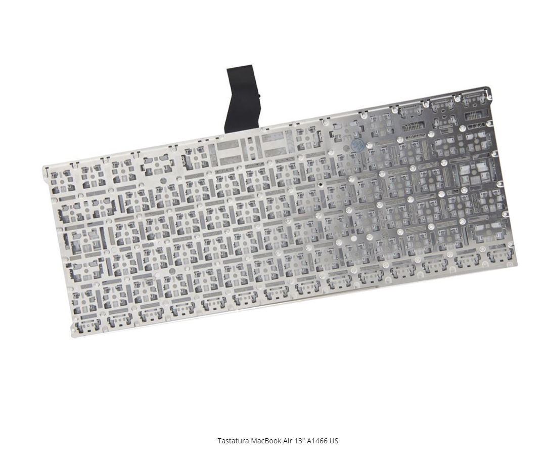 Tastatura laptop pentru Apple MacBook AIR A1369 A1466 [2011-2015], US International, fără iluminare, fără NumPad