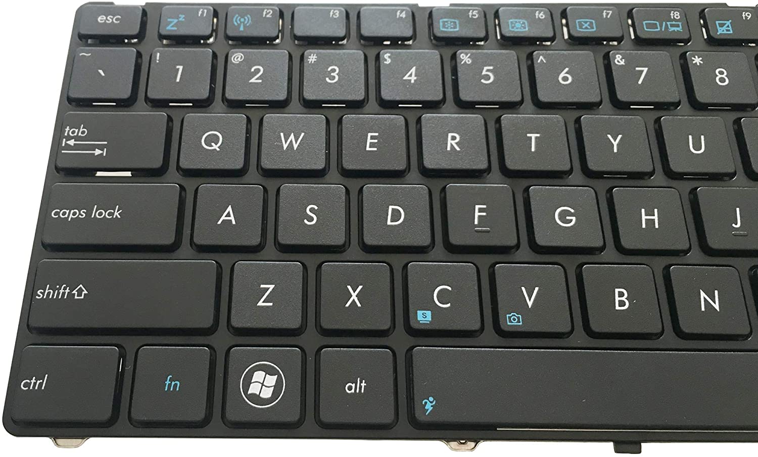 Tastatura laptop pentru Asus K52 G73 X53 x54 X55A G60 R503C X55VD cu rama, US International, fără iluminare, cu NumPad