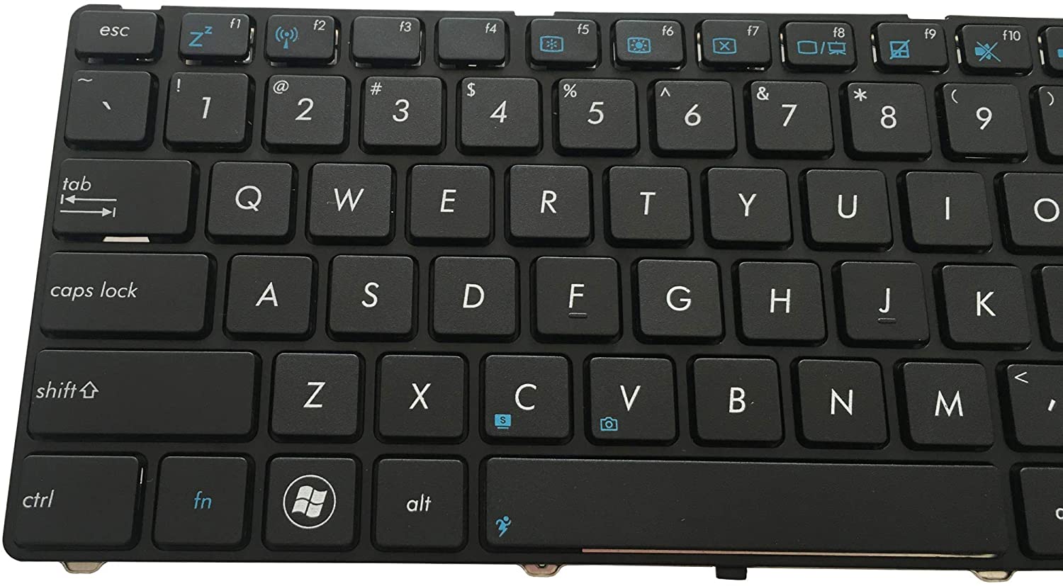 Tastatura laptop pentru Asus K52 G73 X53 x54 X55A G60 R503C X55VD cu rama, US International, fără iluminare, cu NumPad