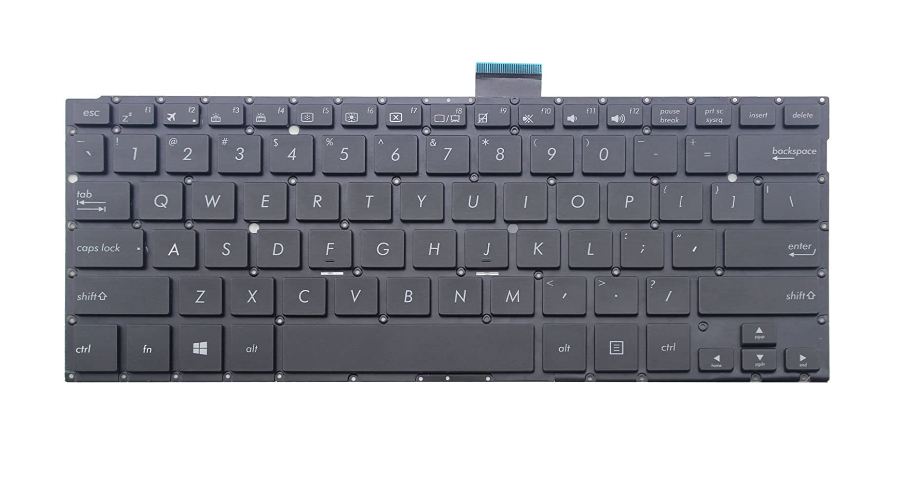 Tastatura laptop pentru Asus Q302L Q302LA P302LJ TP300 TP300L TP300LA TP300LD, US International, fără iluminare, fără NumPad