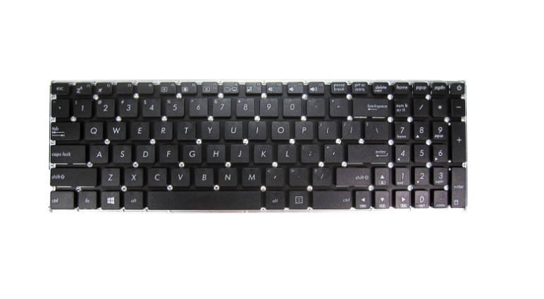 Tastatura laptop pentru Asus R540 A540S X540L X540LA X544 X540S, US International, fără iluminare, cu NumPad