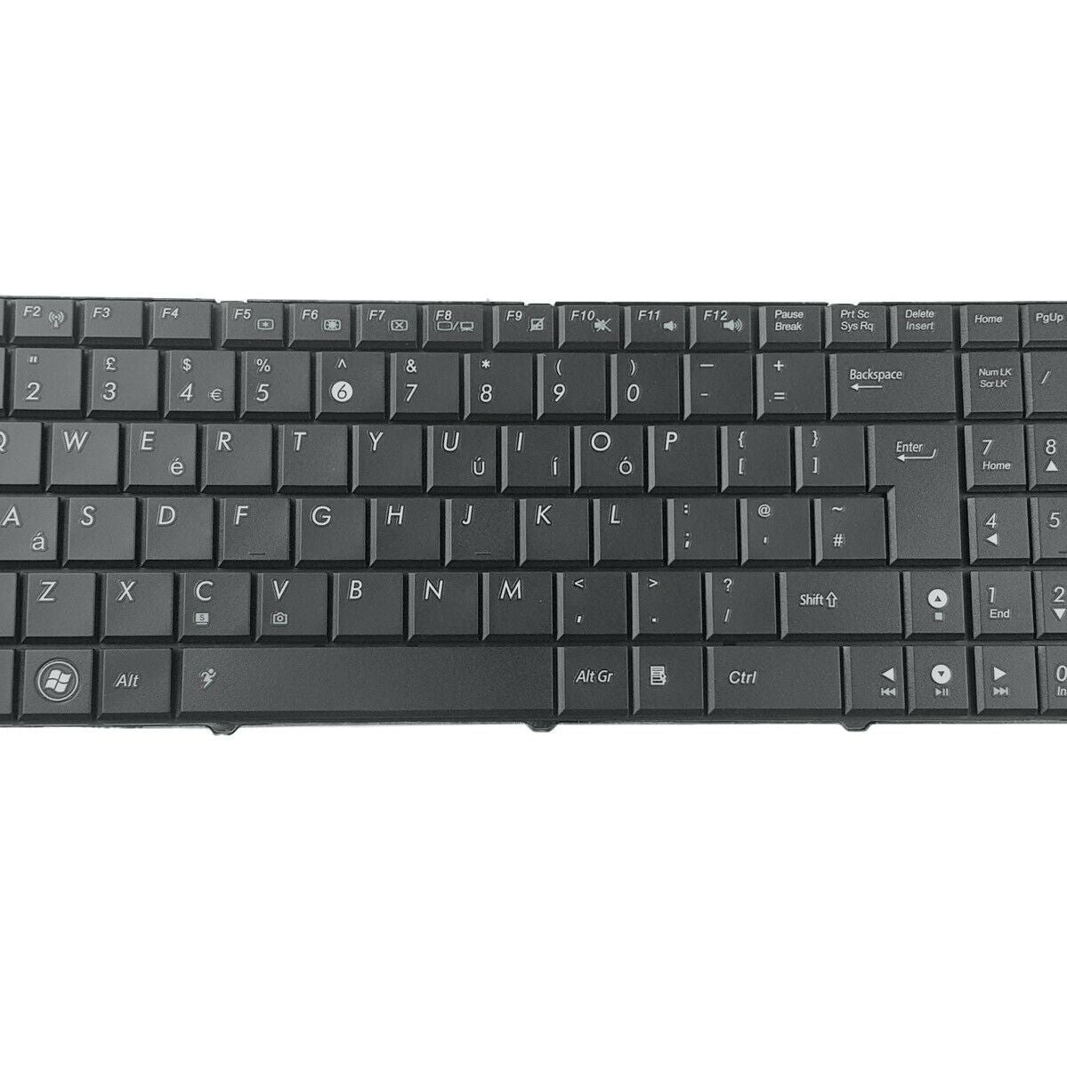 Tastatura laptop pentru Asus F52 K50 K50C K50IJ K50IN model UK, UK, fără iluminare, cu NumPad