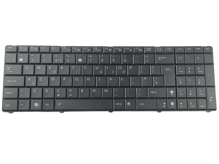 Tastatura laptop pentru Asus F52 K50 K50C K50IJ K50IN model UK, UK, fără iluminare, cu NumPad