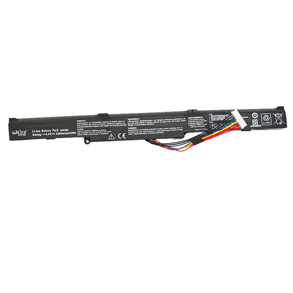 Baterie laptop Asus ROG GL752 GL752V GL752VW, Asus VivoBook Pro N552 N552V N552VW N552VX N752 N752V N752VX A41N1501, 4 celule, 2200mAh, 14.4V, Li-Ion