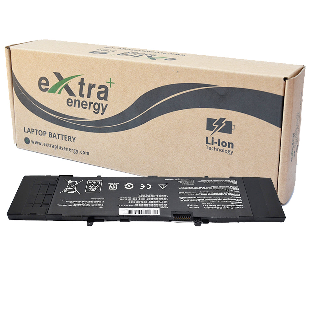 Baterie laptop Asus ZenBook UX310 UX310UA UX310UQ UX310UF UX410 UX410UA UX3410UA UX410UQ U4000U U400UQ UX410UF RX310U B31N1535, 3 celule, 3900mAh, 11.4V, Li-Polymer