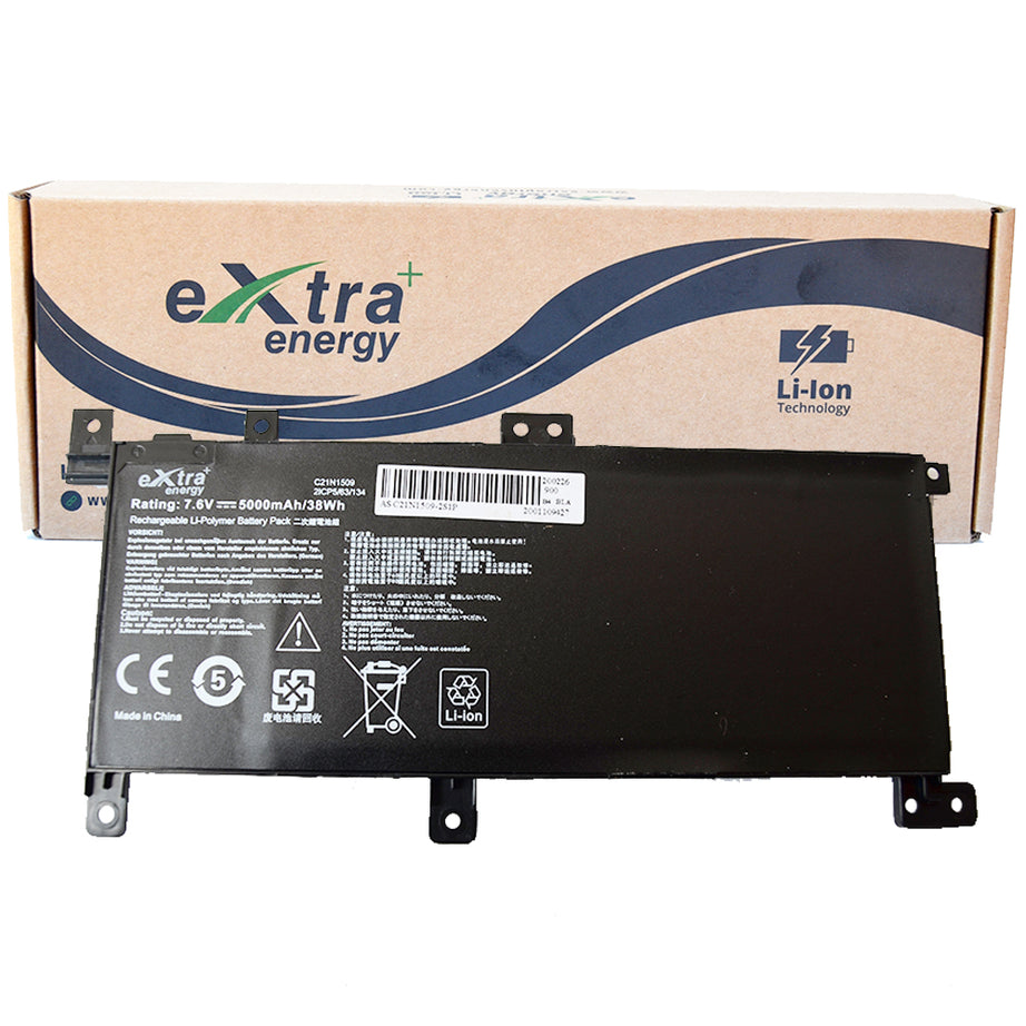 Baterie laptop Asus C21N1509 A556 X556U X556U F556 K556 VivoBook, 2 celule, 4900mAh, 7.4V, Li-Polymer
