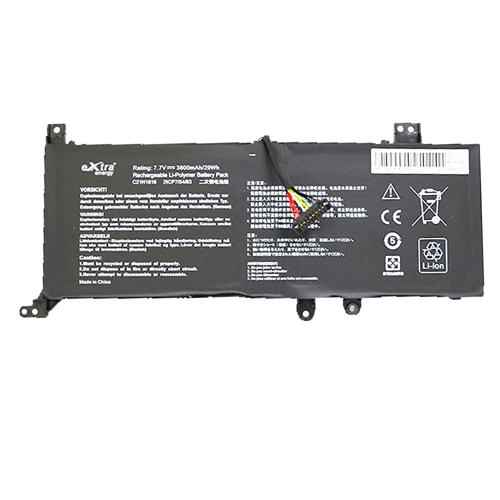 Baterie laptop Asus VivoBook 14 F412DA X412FJ F412FJ A412FA F412FA F412UA X412FA X412FL X412UA X412UB X412UF C21N1818 TIP C, 2 celule, 3800mAh, 7.7V, Li-Ion