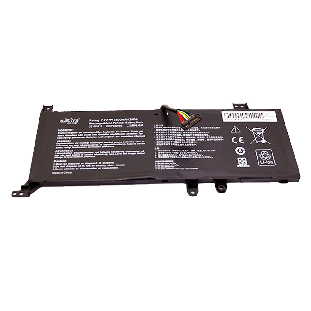 Baterie laptop Asus VivoBook 14 F412DA X412FJ F412FJ A412FA F412FA F412UA X412FA X412FL X412UA X412UB X412UF C21N1818 TIP C, 2 celule, 3800mAh, 7.7V, Li-Ion