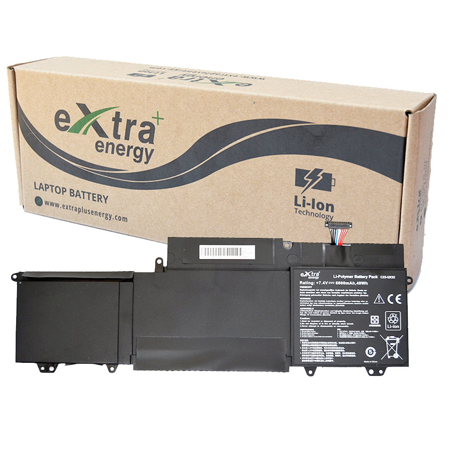 Baterie laptop Asus VivoBook U38N UX32 UX32VD UX32A Zenbook C23-UX32, 4 celule, 6600mAh, 7.4V, Li-Polymer