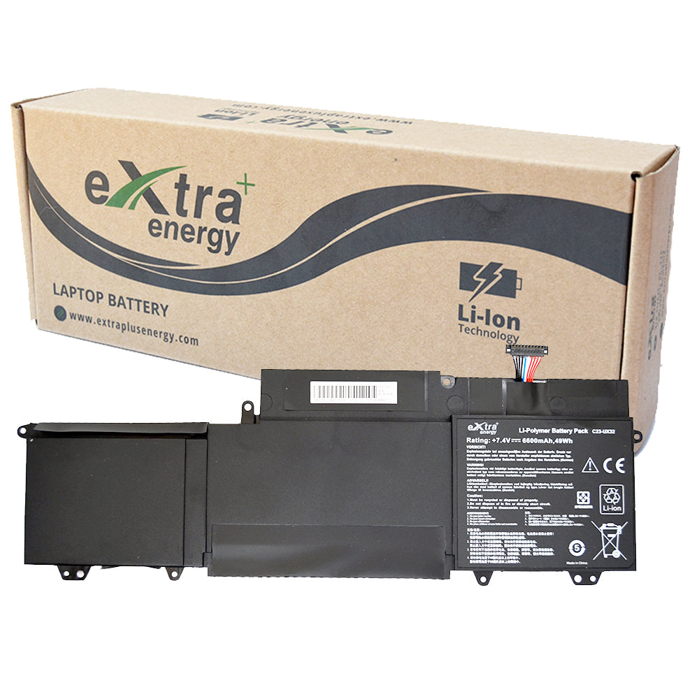 Baterie laptop Asus VivoBook U38N UX32 UX32VD UX32A Zenbook C23-UX32, 4 celule, 6600mAh, 7.4V, Li-Polymer