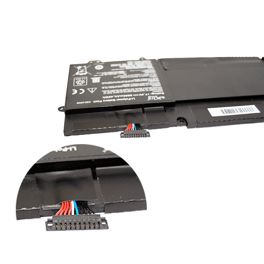 Baterie laptop Asus VivoBook U38N UX32 UX32VD UX32A Zenbook C23-UX32, 4 celule, 6600mAh, 7.4V, Li-Polymer