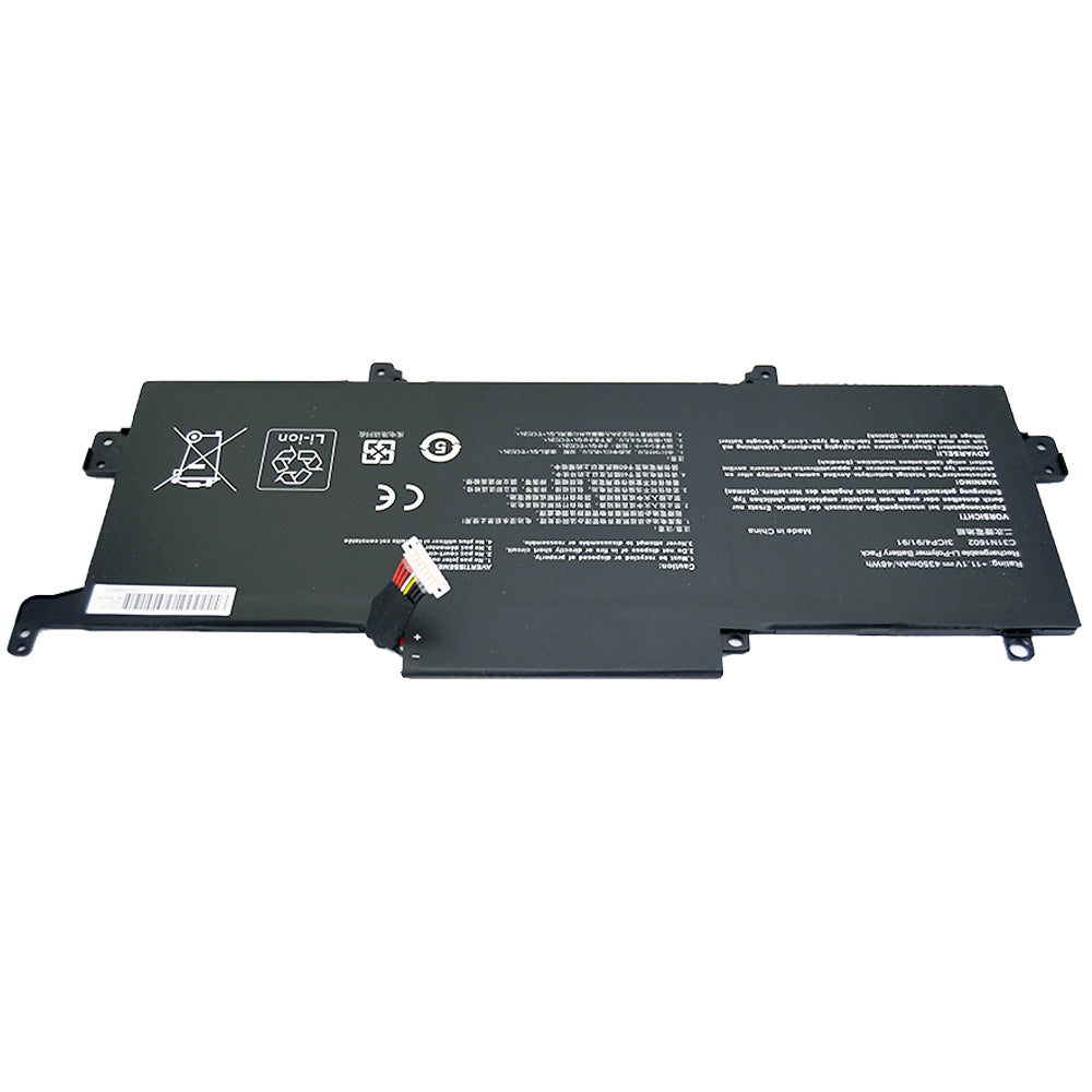 Baterie laptop Asus ZenBook U3000U UX330 UX330U UX330UA UX330UAK UX330UA-1A UX330UA-FB018R FB161T C31N1602, 3 celule, 4350mAh, 11.1V, Li-Ion