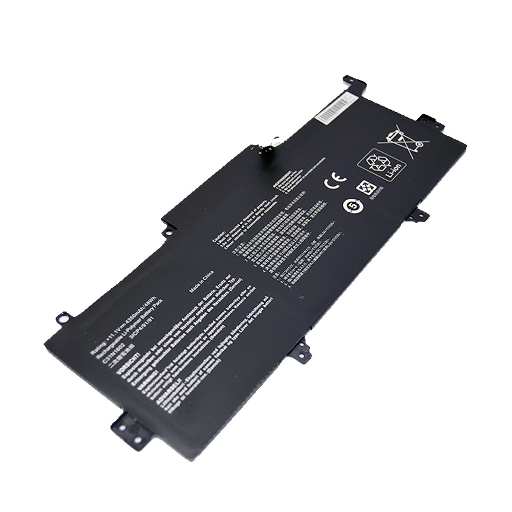 Baterie laptop Asus ZenBook U3000U UX330 UX330U UX330UA UX330UAK UX330UA-1A UX330UA-FB018R FB161T C31N1602, 3 celule, 4350mAh, 11.1V, Li-Ion