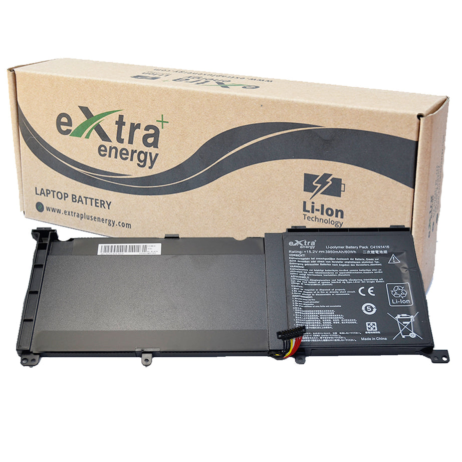 Baterie laptop Asus ZenBook Pro G501 G501VW G501VJ G501JW G601J N501J N501JW N501L UX501J UX501L UX501JW UX501VW UX501LW C41N1416, 4 celule, 4000mAh, 15.2V, Li-Ion