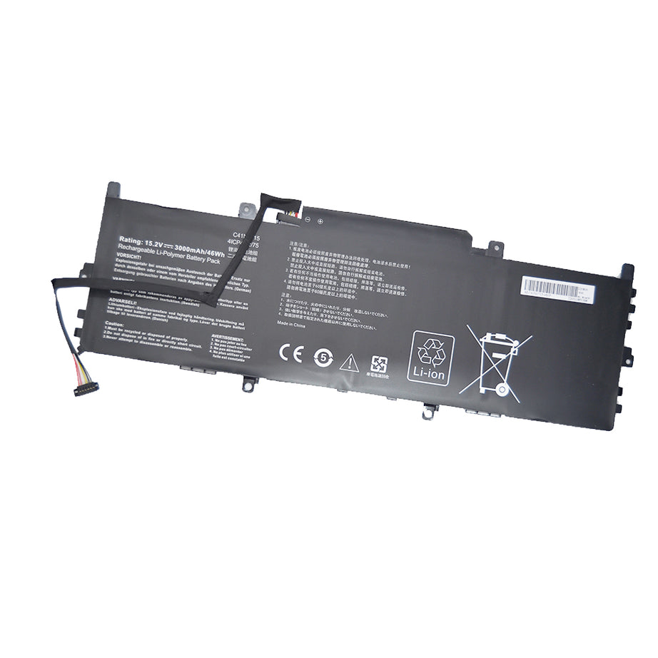 Baterie laptop Asus Zenbook 13 UX331UA UX331UA-1A UX331UA-1E UX331UN UX331FN U3100FN U3100UN C41N1715, 4 celule, 3000mAh, 15.2V, Li-Polymer