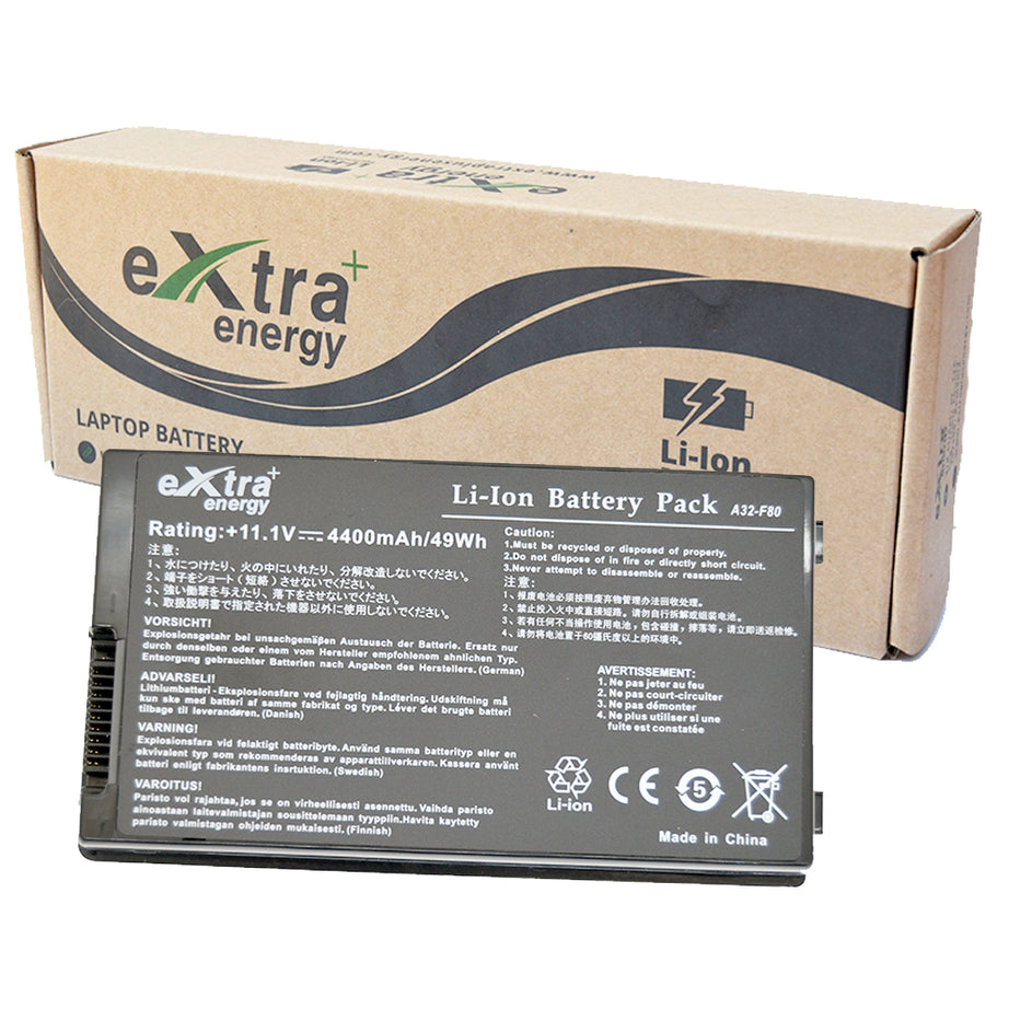 Baterie laptop Asus X60 F50 F50Z N60 X61 X61G X61GX X61S X61Z A32-F80, 6 celule, 4400mAh, 11.1V, Li-Ion