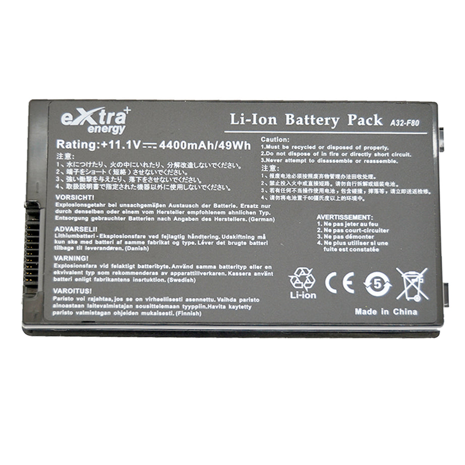 Baterie laptop Asus X60 F50 F50Z N60 X61 X61G X61GX X61S X61Z A32-F80, 6 celule, 4400mAh, 11.1V, Li-Ion