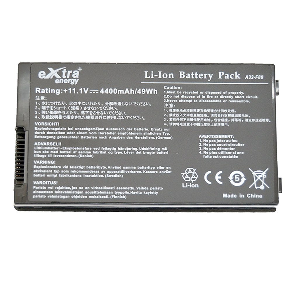 Baterie laptop Asus X60 F50 F50Z N60 X61 X61G X61GX X61S X61Z A32-F80, 6 celule, 4400mAh, 11.1V, Li-Ion