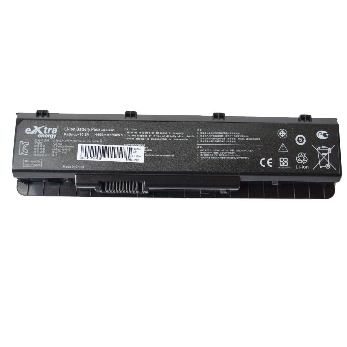 Baterie laptop Asus A32-N55 N45 N45E N55 N55SL N75, 6 celule, 4400mAh, 10.8V, Li-Ion