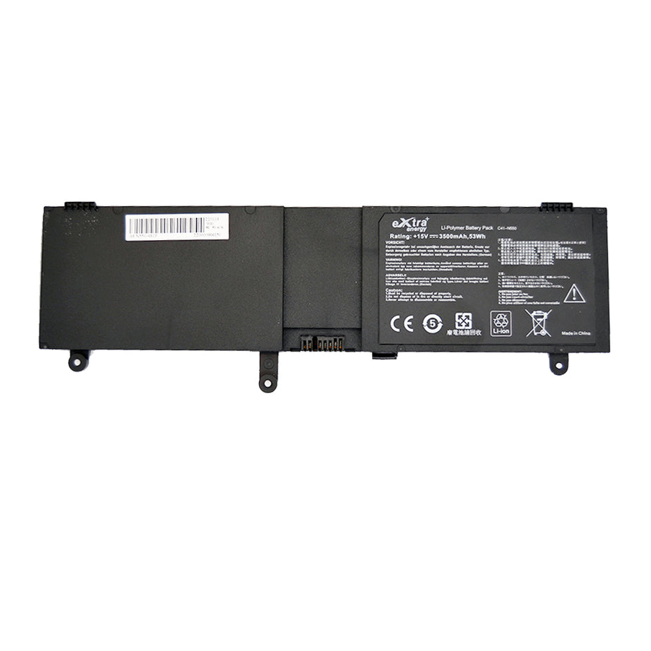 Baterie laptop Asus ROG G550 G550J G550JK N550 N550J N550JV N550JK N550JA C41-N550, 4 celule, 3500mAh, 15V, Li-Polymer