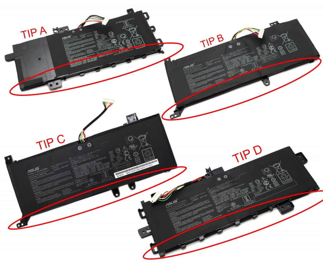 Baterie laptop Asus VivoBook 14 F412DA X412FJ F412FJ A412FA F412FA F412UA X412FA X412FL X412UA X412UB X412UF C21N1818 TIP C, 2 celule, 3800mAh, 7.7V, Li-Ion
