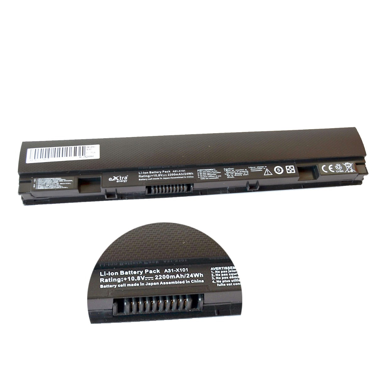 Baterie laptop Asus X101C X101H A32-X101, 3 celule, 2200mAh, 10.8V, Li-Ion