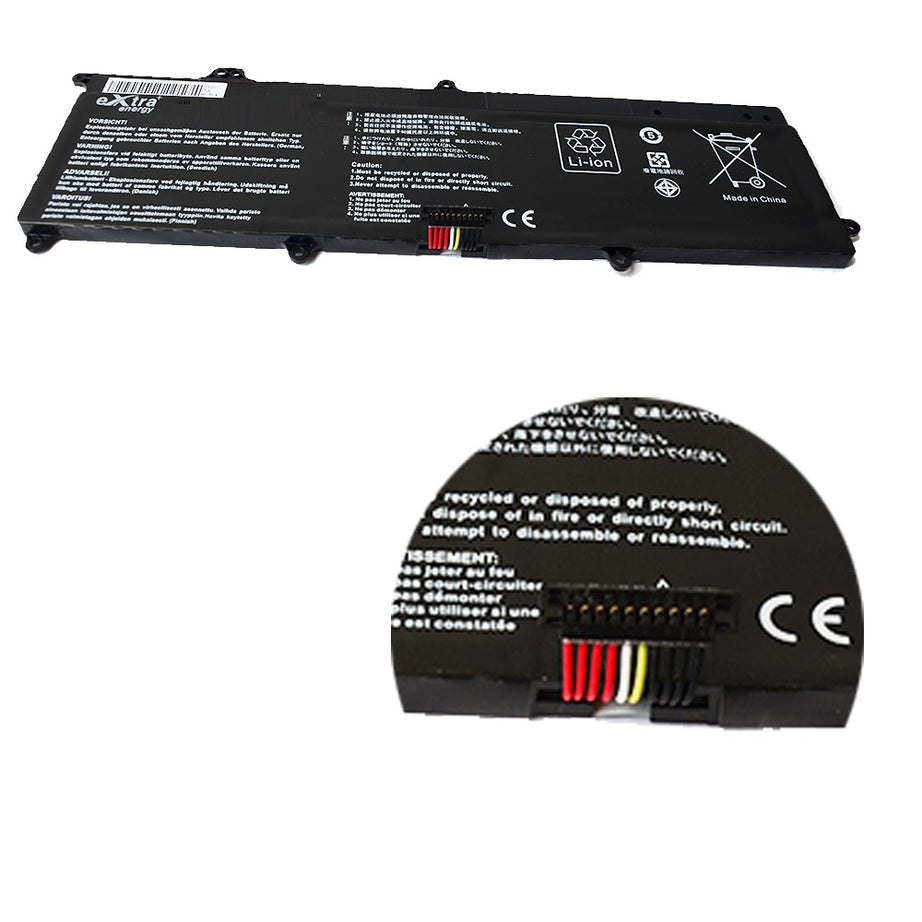 Baterie laptop Asus X201E F201E VivoBook F202E Q200E S200E X202E, 2 celule, 4000mAh, 7.4V, Li-Polymer